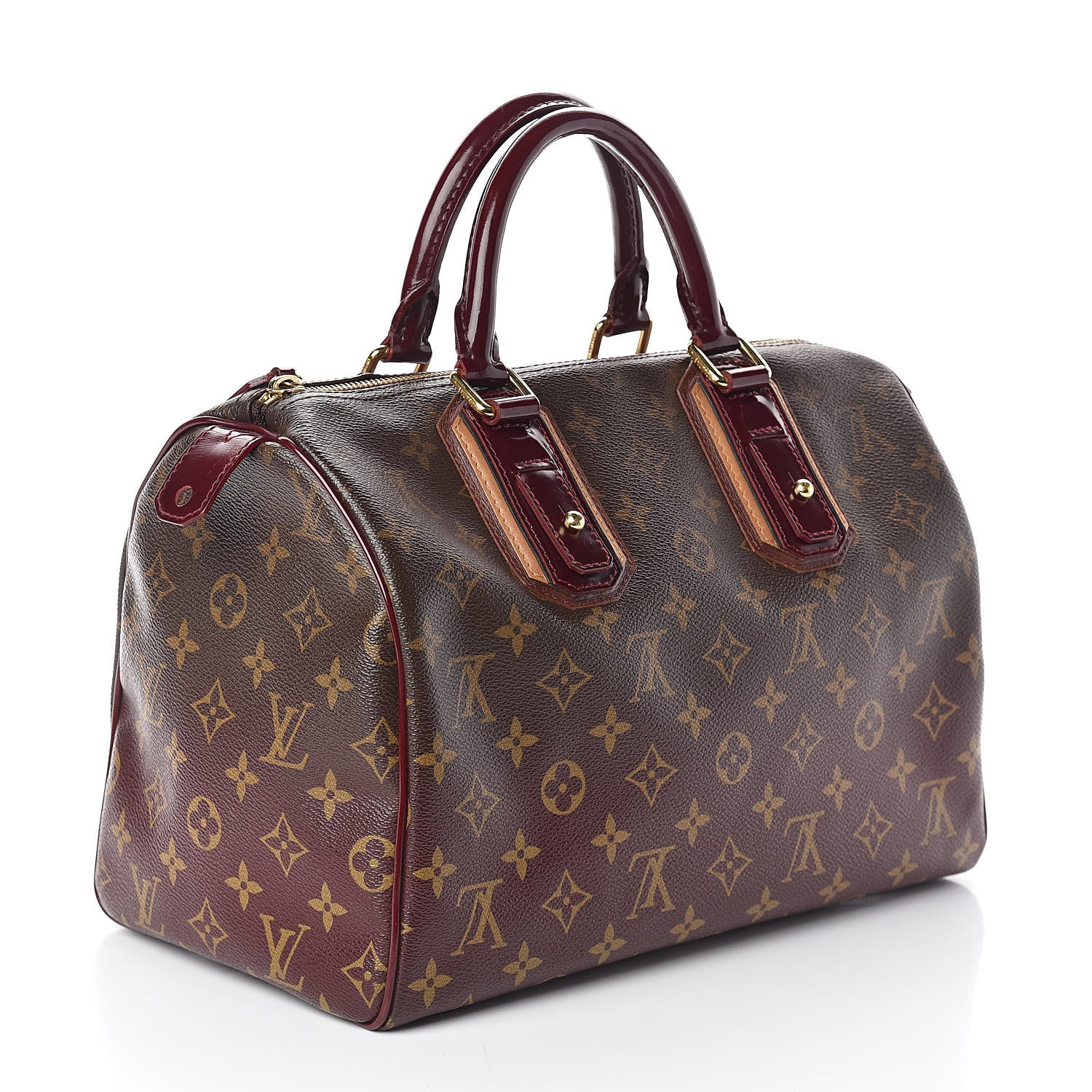 Louis Vuitton Monogram Mirage Speedy 30 Bordeaux 3 of 9
