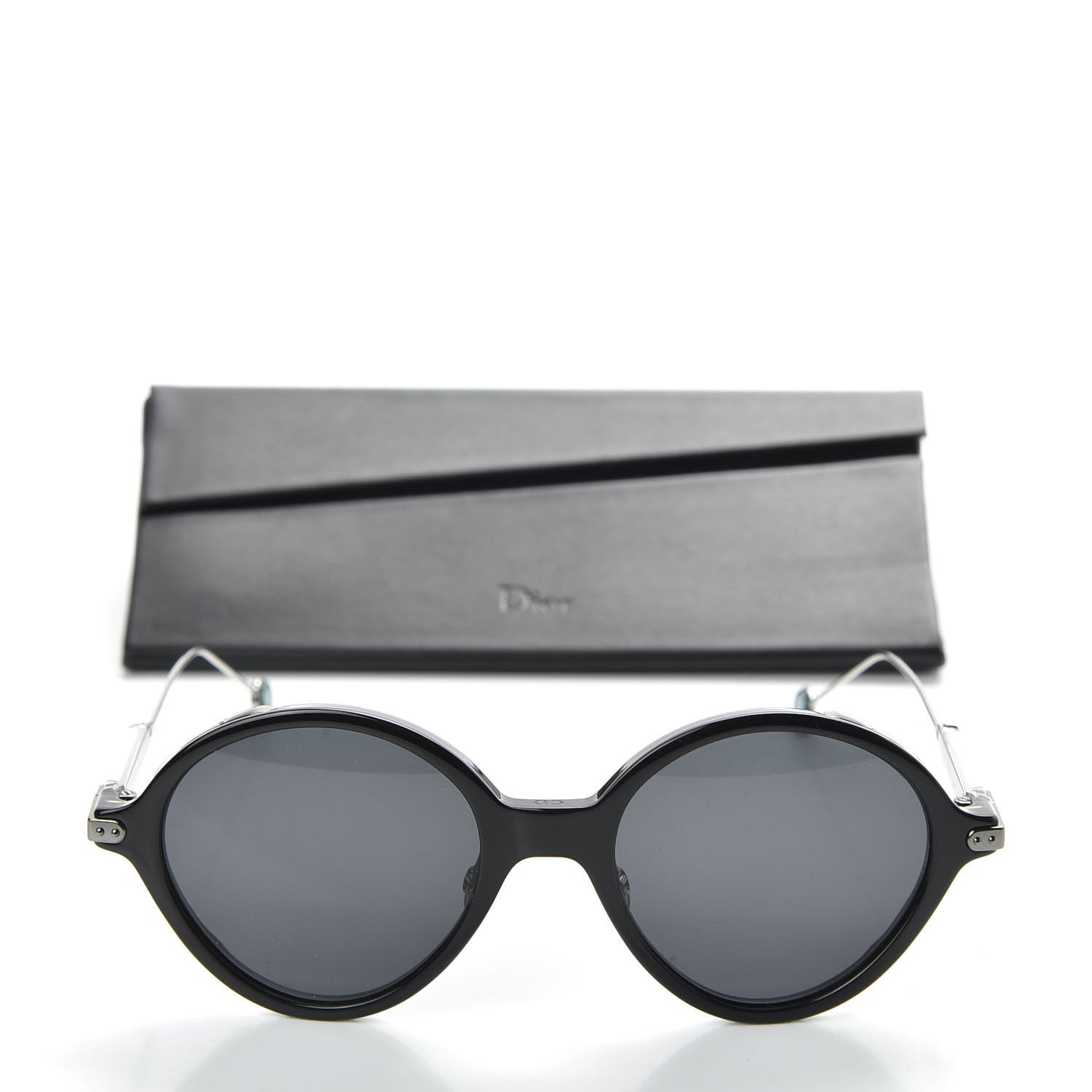 Christian Dior Acetate Umbrage Round Sunglasses Tortoise Black 7 of 7