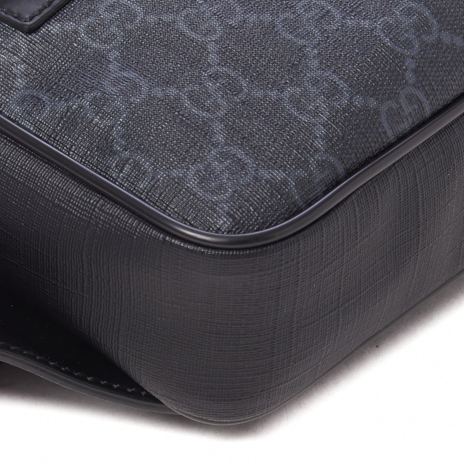 Gucci Soft GG Supreme Monogram Web Belt Bag Black Grey 5 of 8