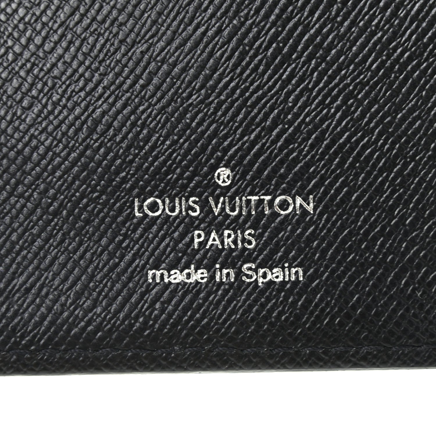 Louis Vuitton Epi Small Ring Agenda Cover Black 6 of 7