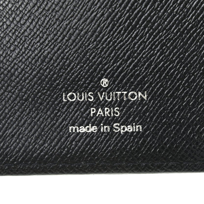 Louis Vuitton Epi Small Ring Agenda Cover Black 6 of 7
