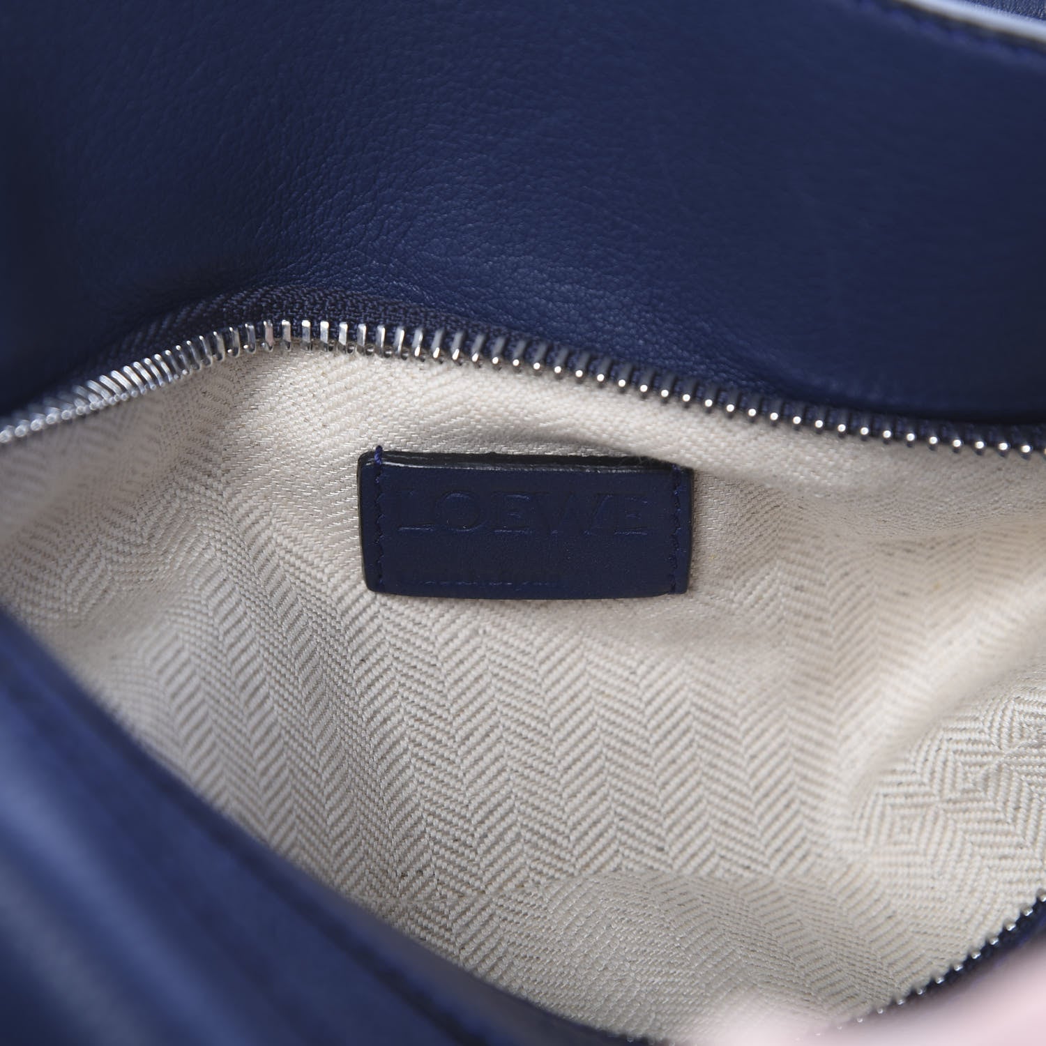 Loewe Calfskin Small Puzzle Bag Marine 5 of 9