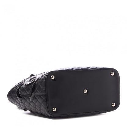 Chanel Calfskin Quilted Large Cambon Tote Black 3 of 9