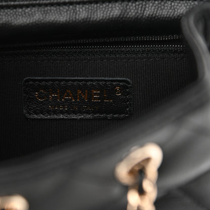 Chanel Caviar Quilted Pockets Backpack Black 5 of 10