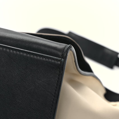 Celine Elephant Calfskin Medium Tri-Color Trapeze Black Beige 11 of 13