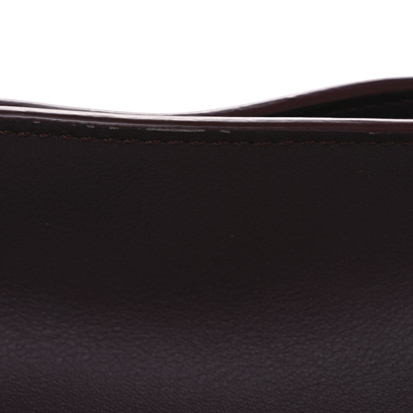 Calfskin Flamenco Knot Clutch Prune
