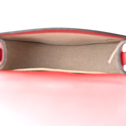 Chloe Calfskin Suede Small Nile Bracelet Bag Sepia Red 5 of 11