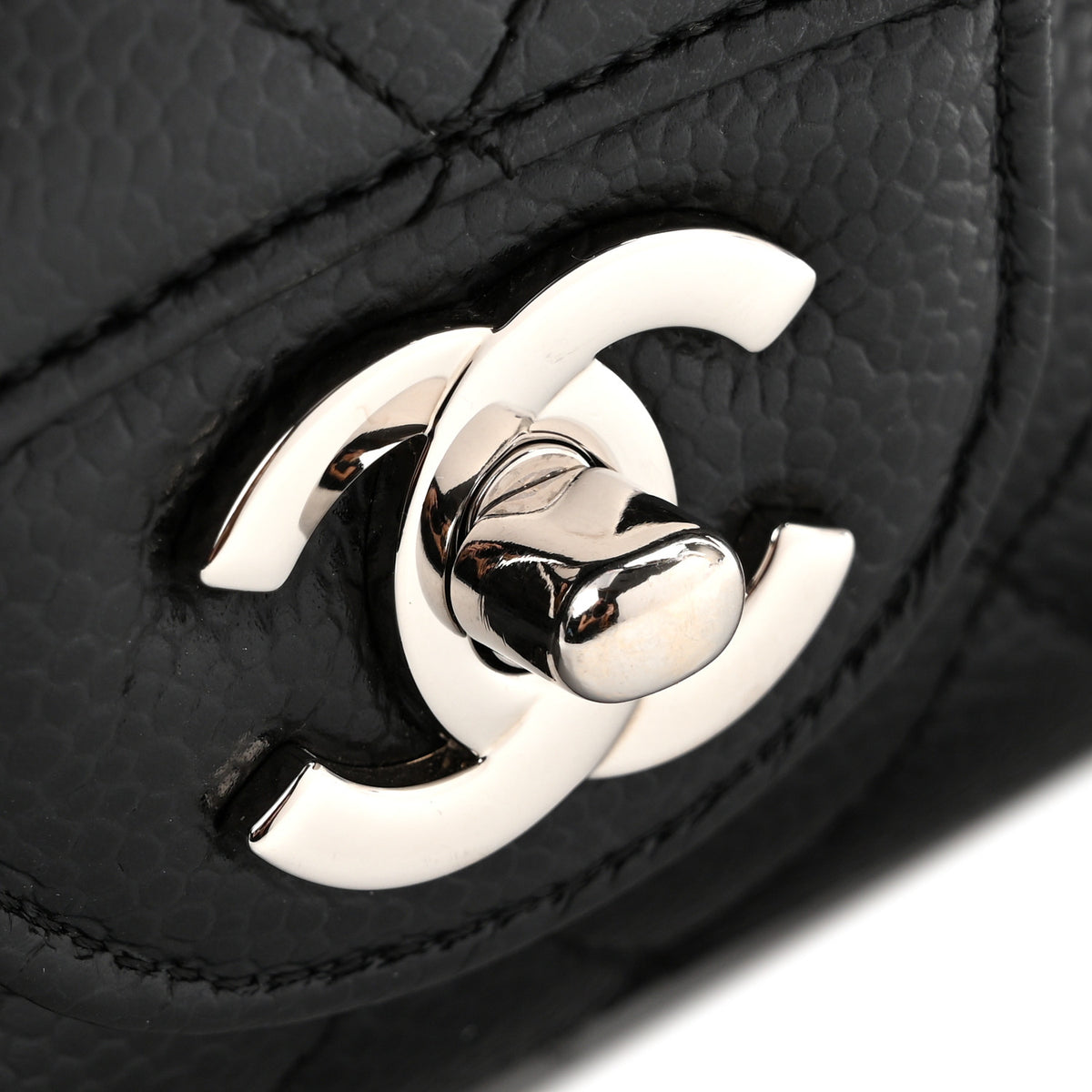 Chanel Caviar Quilted Medium Double Flap Black 20 of 25