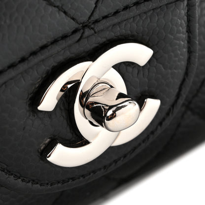 Chanel Caviar Quilted Medium Double Flap Black 20 of 25