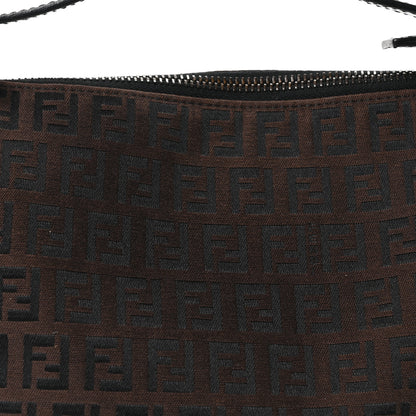 Fendi Zucchino Mini Pochette Tobacco Moro 7 of 9