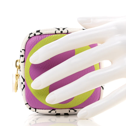 Louis Vuitton Monogram Giant Cube Coin Purse Pink 2 of 7