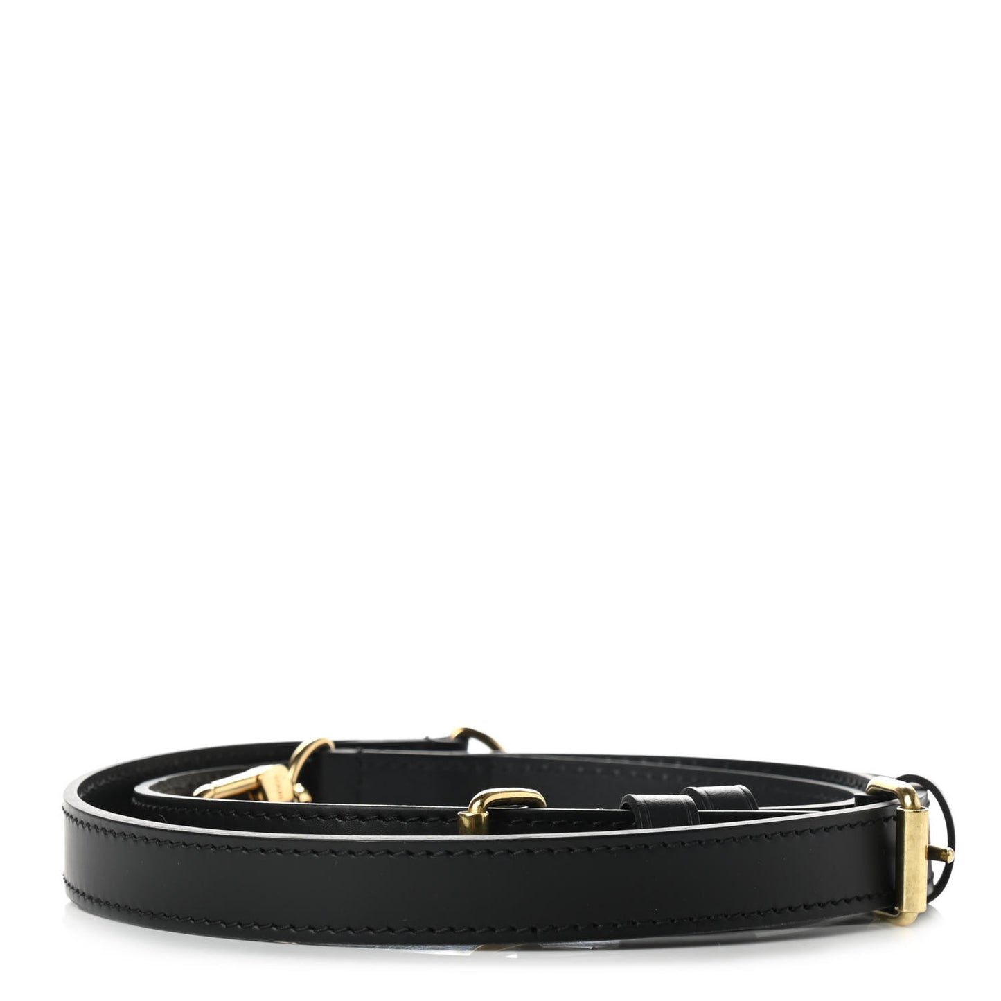 Calfskin 16mm Adjustable Shoulder Strap Black