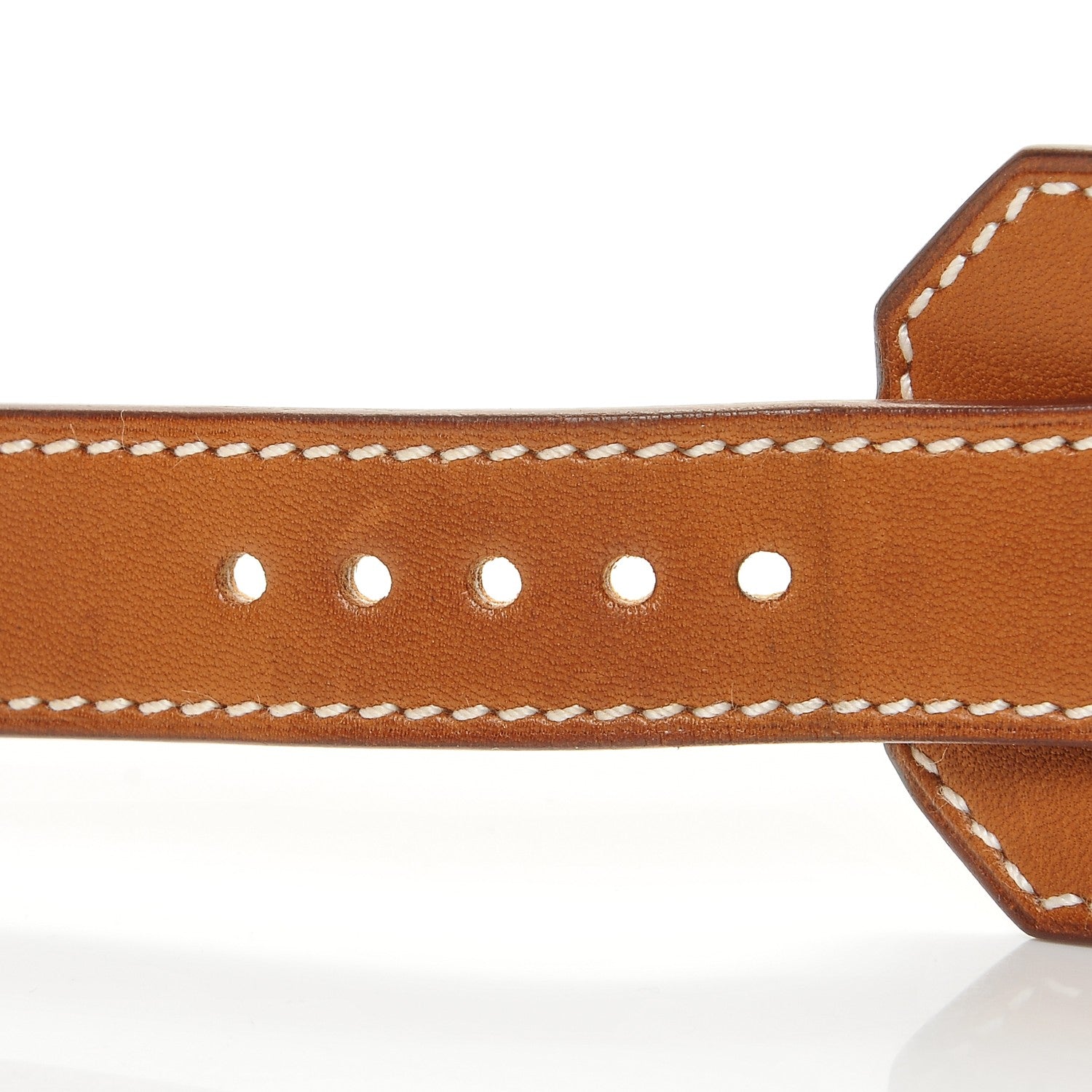 Hermes Barenia Leather 42mm Apple Watch Band Fauve 8 of 9