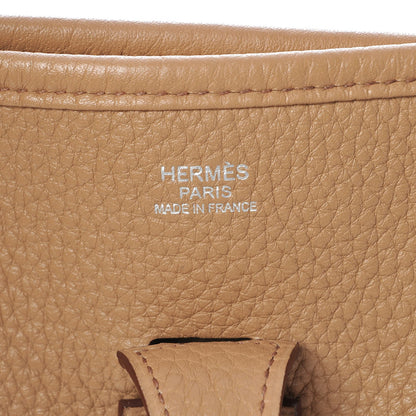 Hermes Taurillon Clemence Evelyne III PM Natural Sable 6 of 10