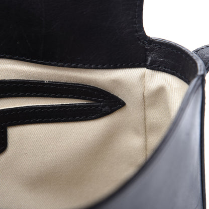 Mansur Gavriel Calfskin Flap Crossbody Bag Black 10 of 11
