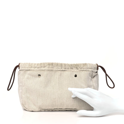 Hermes Canvas Barenia Fourbi 25 MM Pouch Naturel Fauve 2 of 9