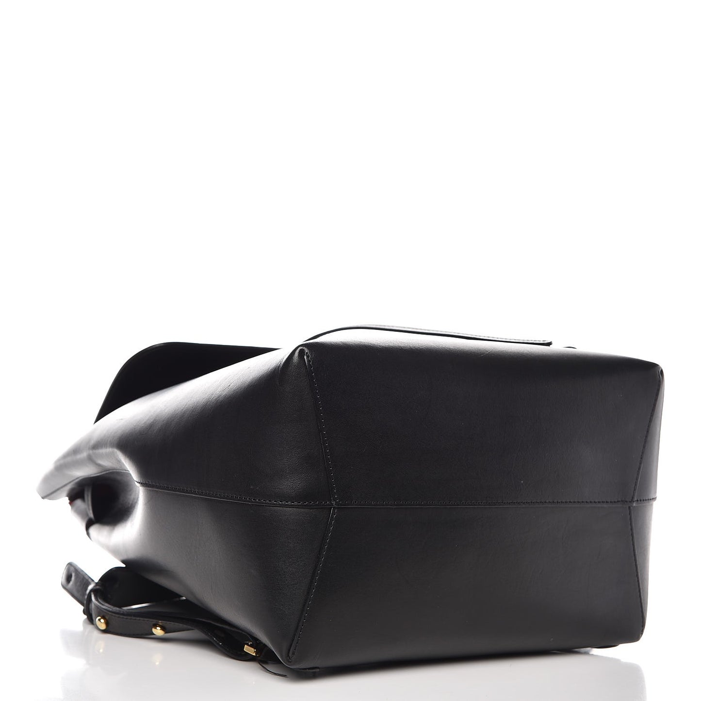 Vegetable Tanned Calfskin Backpack Black Flamma