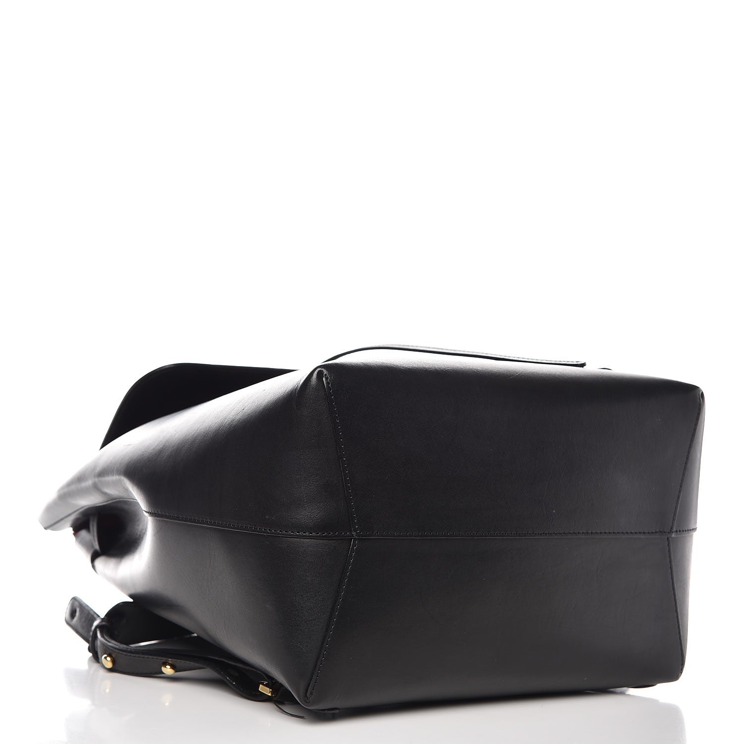 Mansur Gavriel Vegetable Tanned Calfskin Backpack Black Flamma 4 of 20