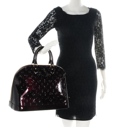 Louis Vuitton Vernis Alma GM Amarante 2 of 7