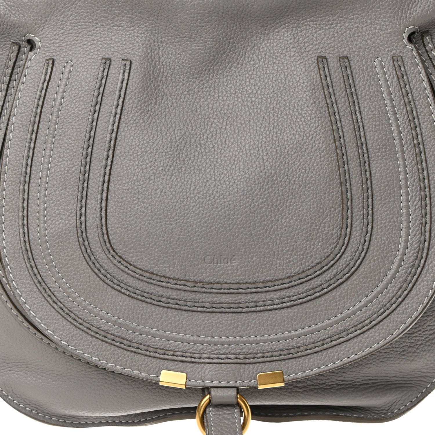 Chloe Calfskin Medium Marcie Hobo Cashmere Grey 8 of 14