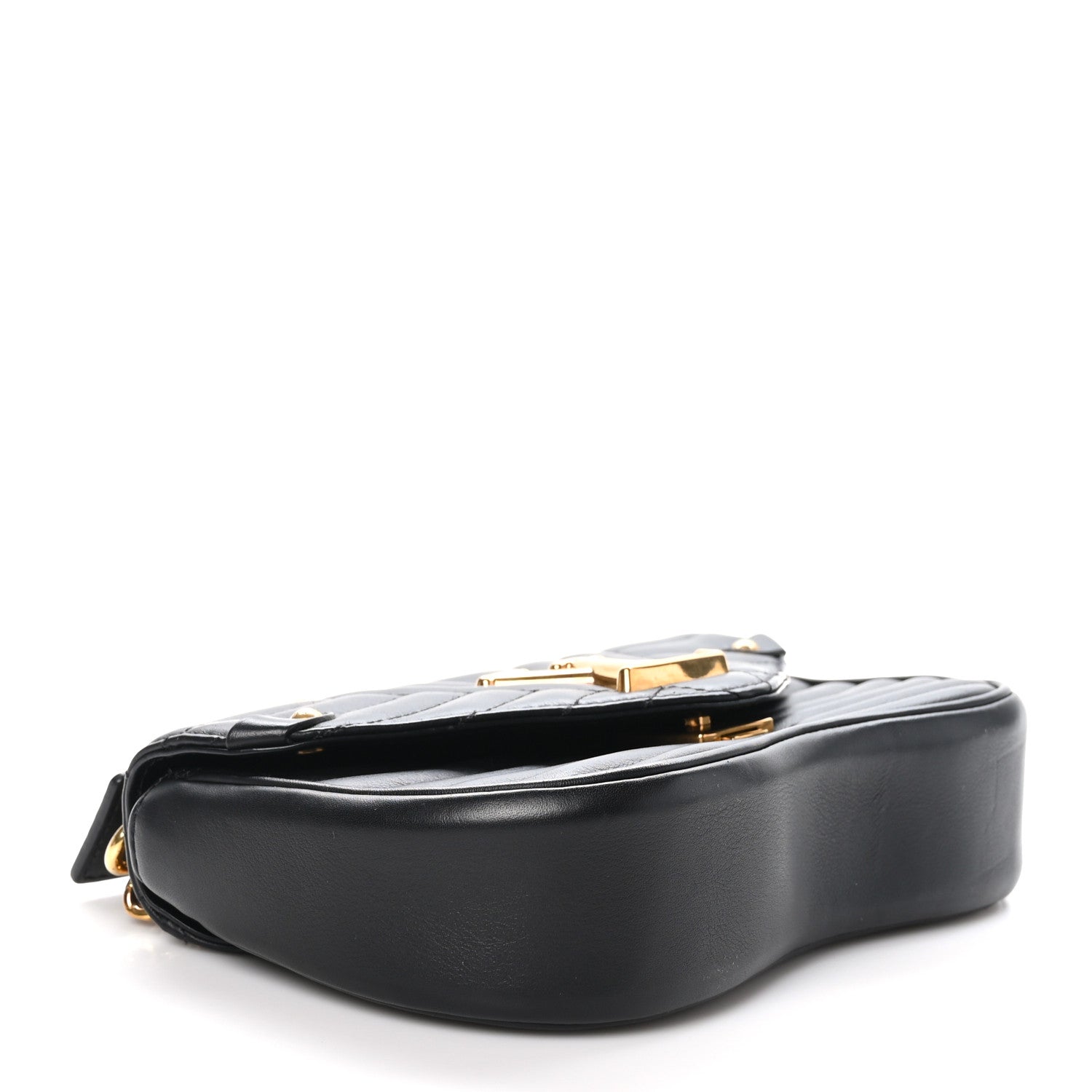 Louis Vuitton Calfskin New Wave Chain PM Black 4 of 11