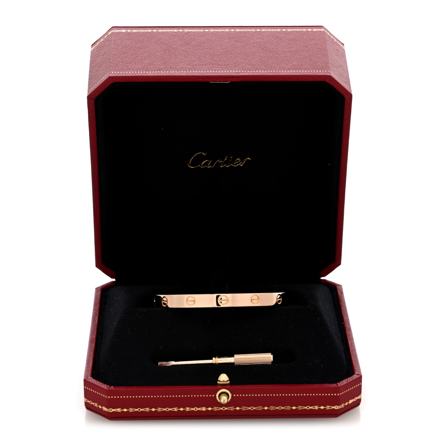 18K Pink Gold LOVE Bracelet 17