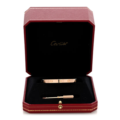 Cartier 18K Pink Gold LOVE Bracelet 17 7 of 7