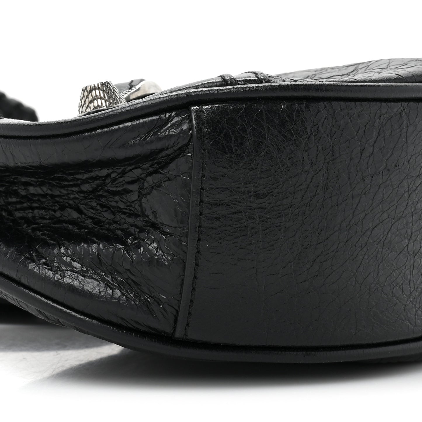 Agneau Arena Le Cagole Shoulder Bag XS Black