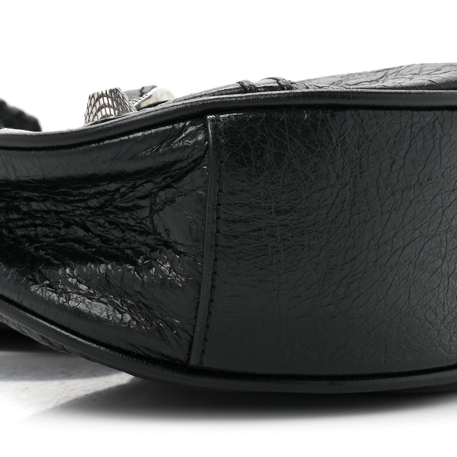Balenciaga Agneau Arena Le Cagole Shoulder Bag XS Black 9 of 11