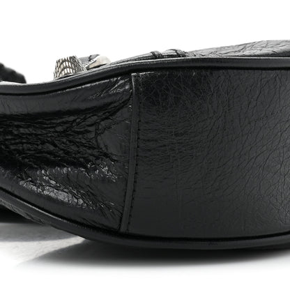 Balenciaga Agneau Arena Le Cagole Shoulder Bag XS Black 9 of 11