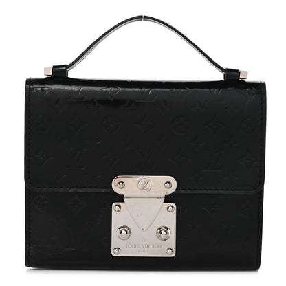 Louis Vuitton Vernis Glace Anouchka PM Wallet Black 1 of 9