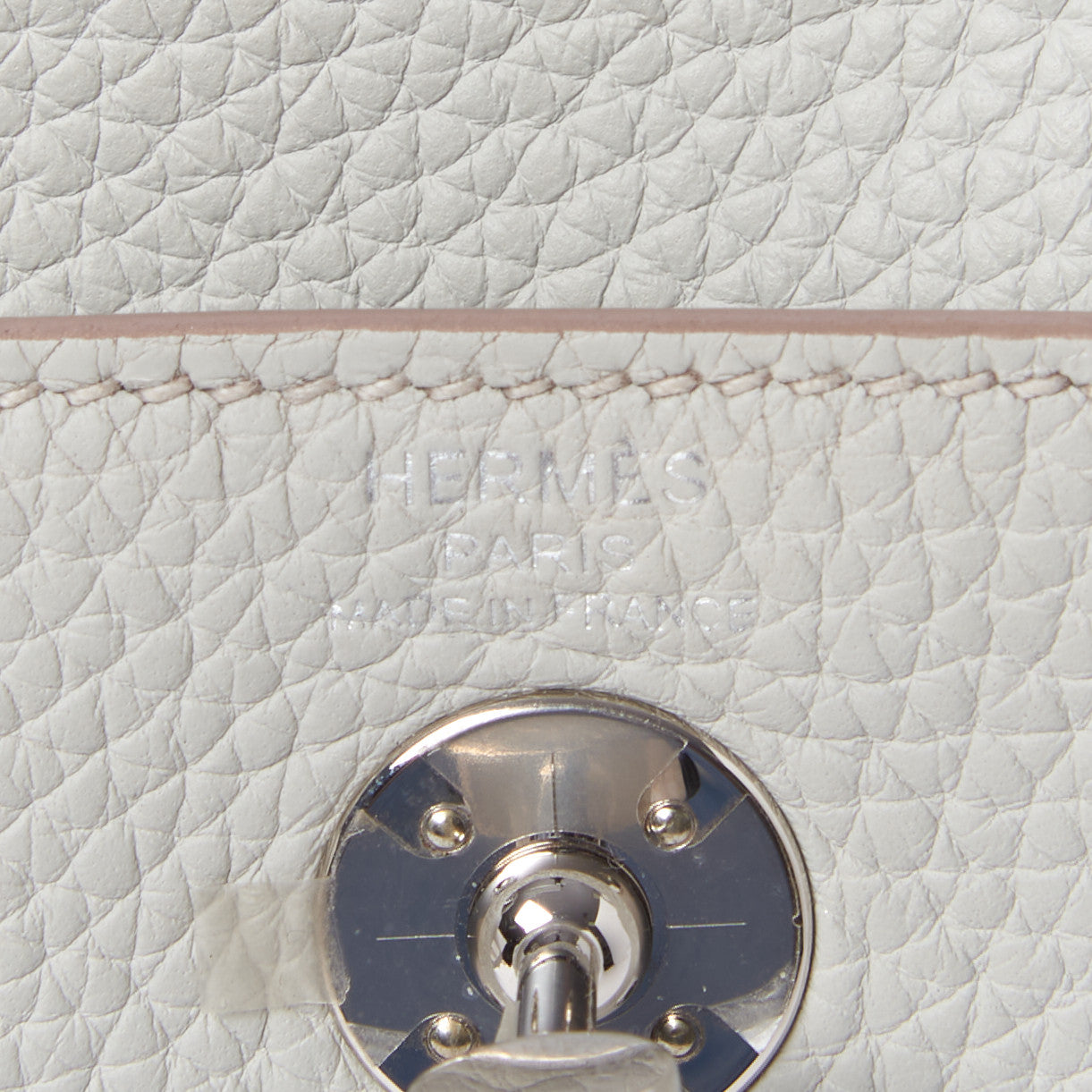 Taurillon Clemence Mini Lindy 20 Gris Perle