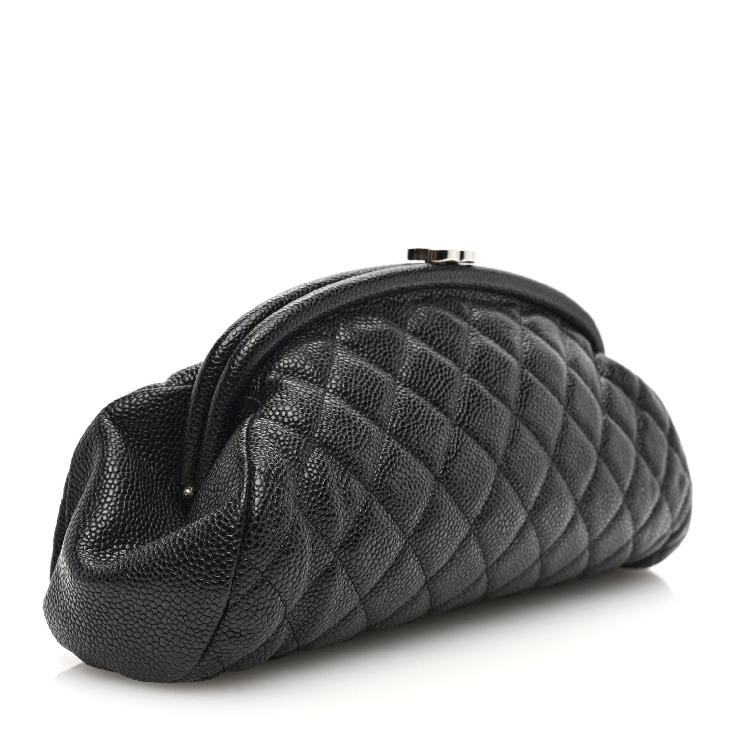 Chanel Caviar Quilted Timeless Clutch Black 3 of 10