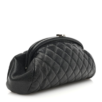 Chanel Caviar Quilted Timeless Clutch Black 3 of 10
