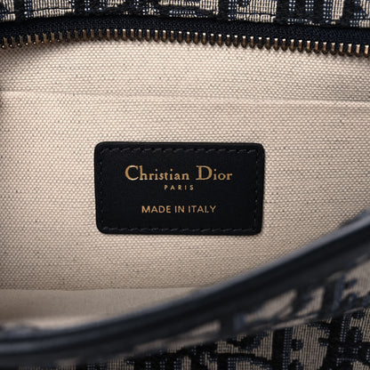Christian Dior Oblique Diorquake Clutch Blue 6 of 11