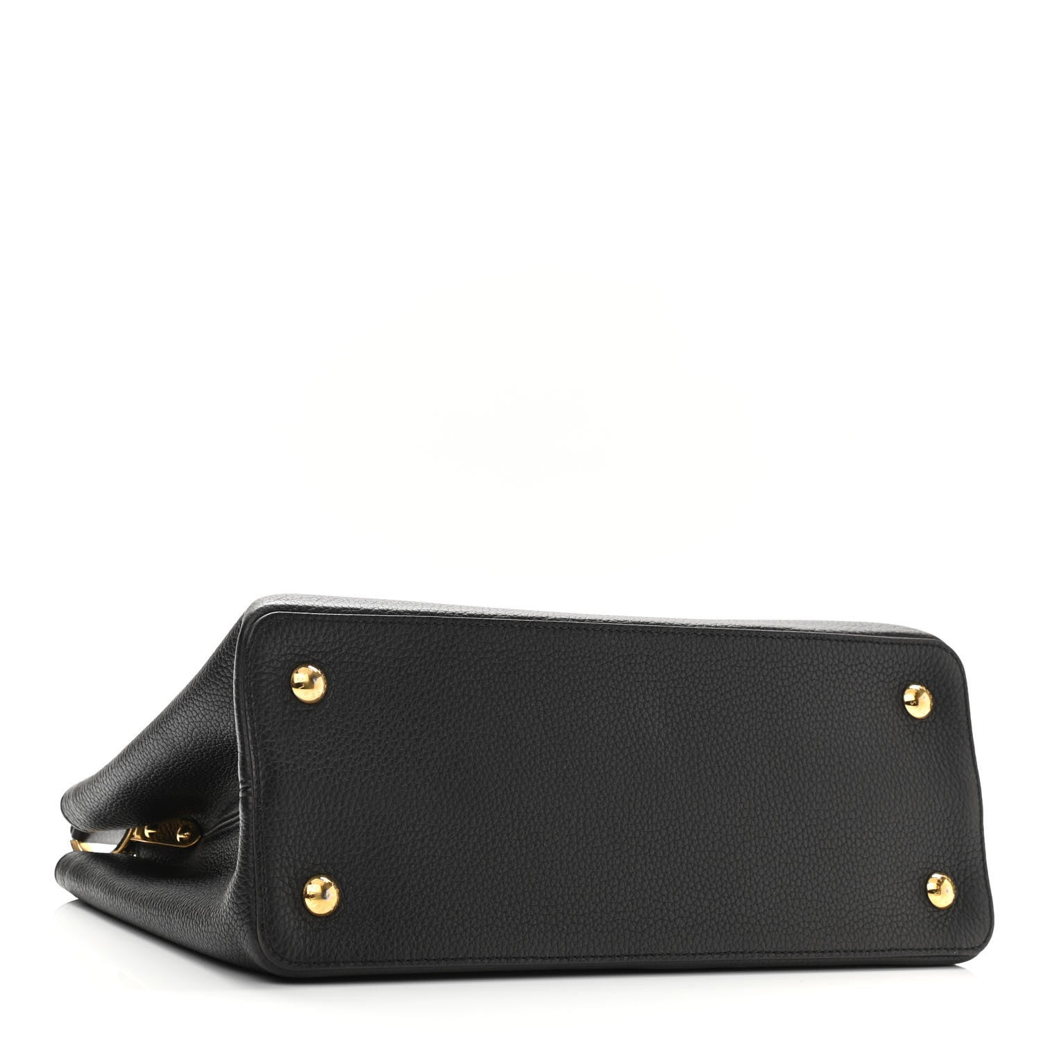 Louis Vuitton Taurillon Capucines MM Cobalt Fuchsia 4 of 11