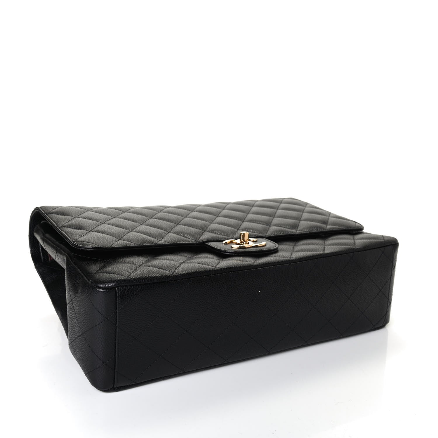 Chanel Caviar Quilted Maxi Double Flap Black 3 of 4