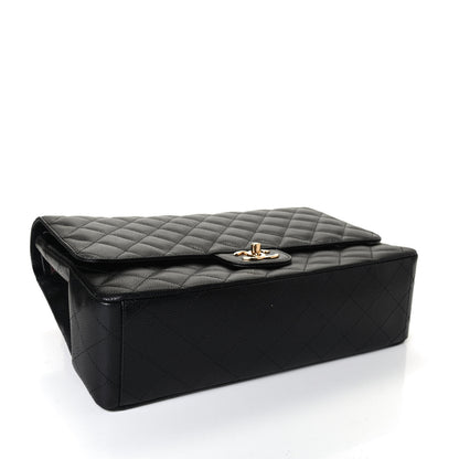 Chanel Caviar Quilted Maxi Double Flap Black 3 of 4