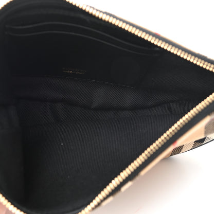 Burberry Vintage Check Calfskin Olympia Pouch Archive Beige 4 of 8