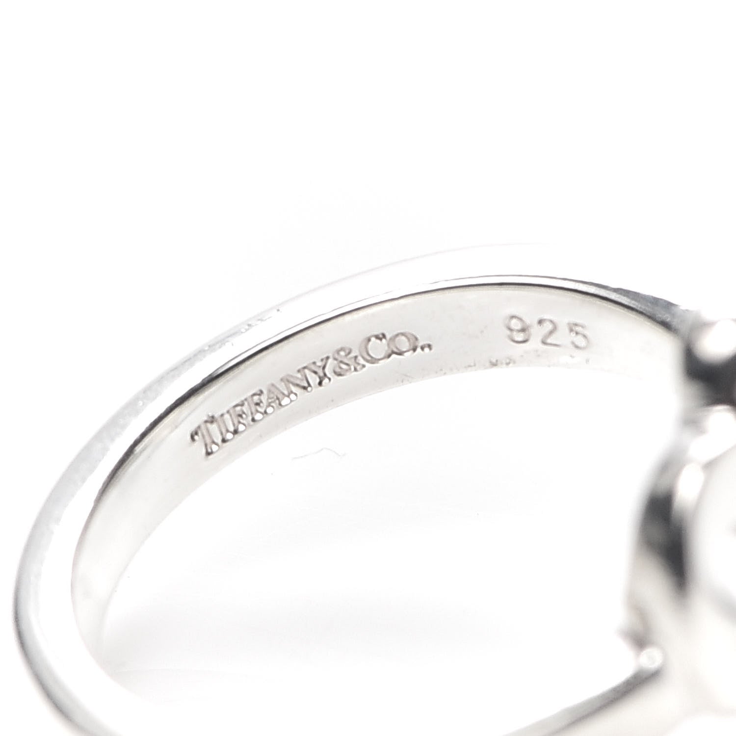 Tiffany Sterling Silver Paloma Picasso Loving Heart Ring 50 5.5 5 of 5