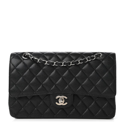 Chanel Caviar Quilted Medium Double Flap Black 1 of 11