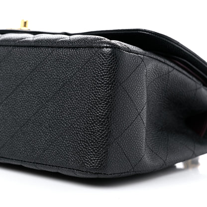 Chanel Caviar Quilted Jumbo Double Flap Black 9 of 11