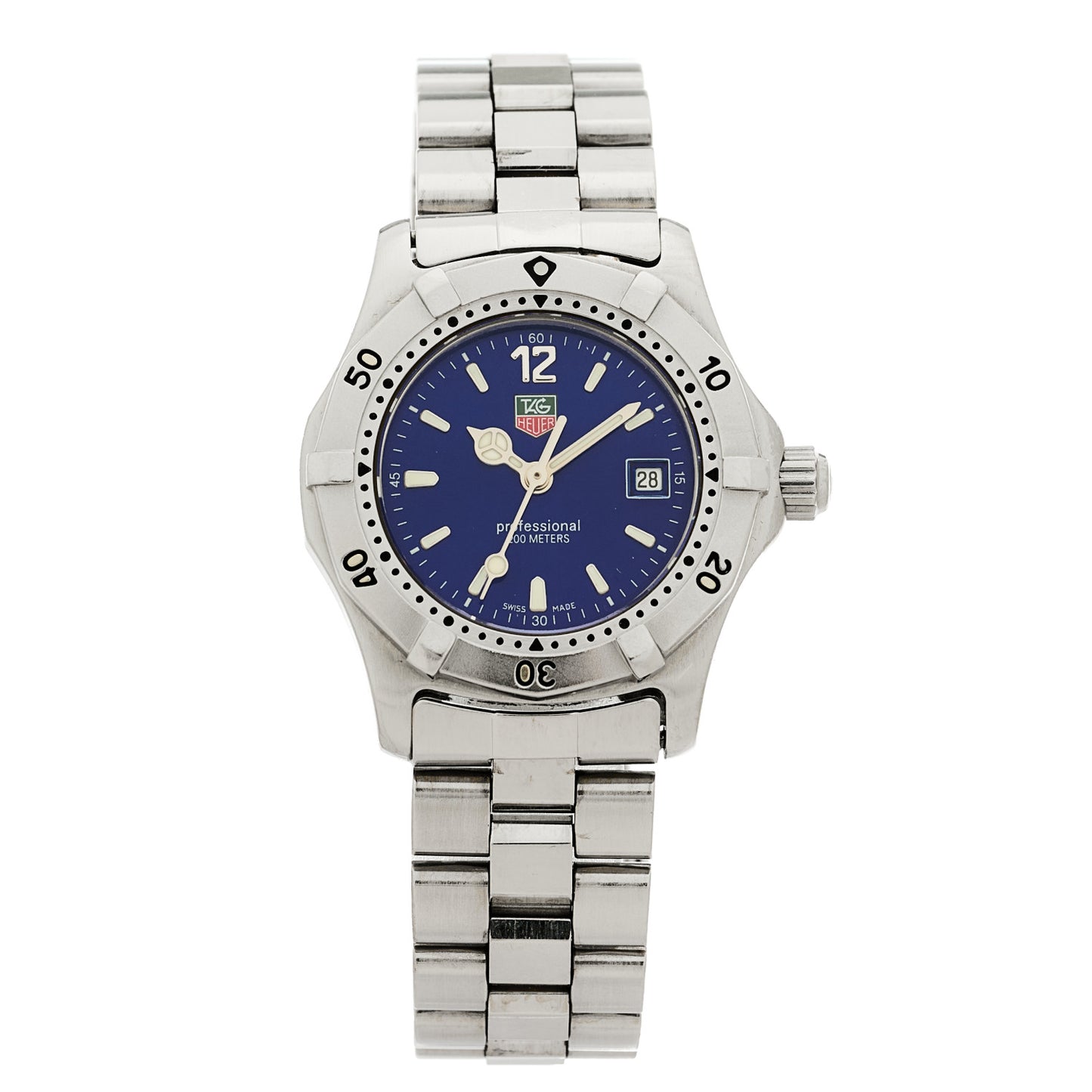 Stainless Steel 28mm Quartz Watch Grey WG1313-2