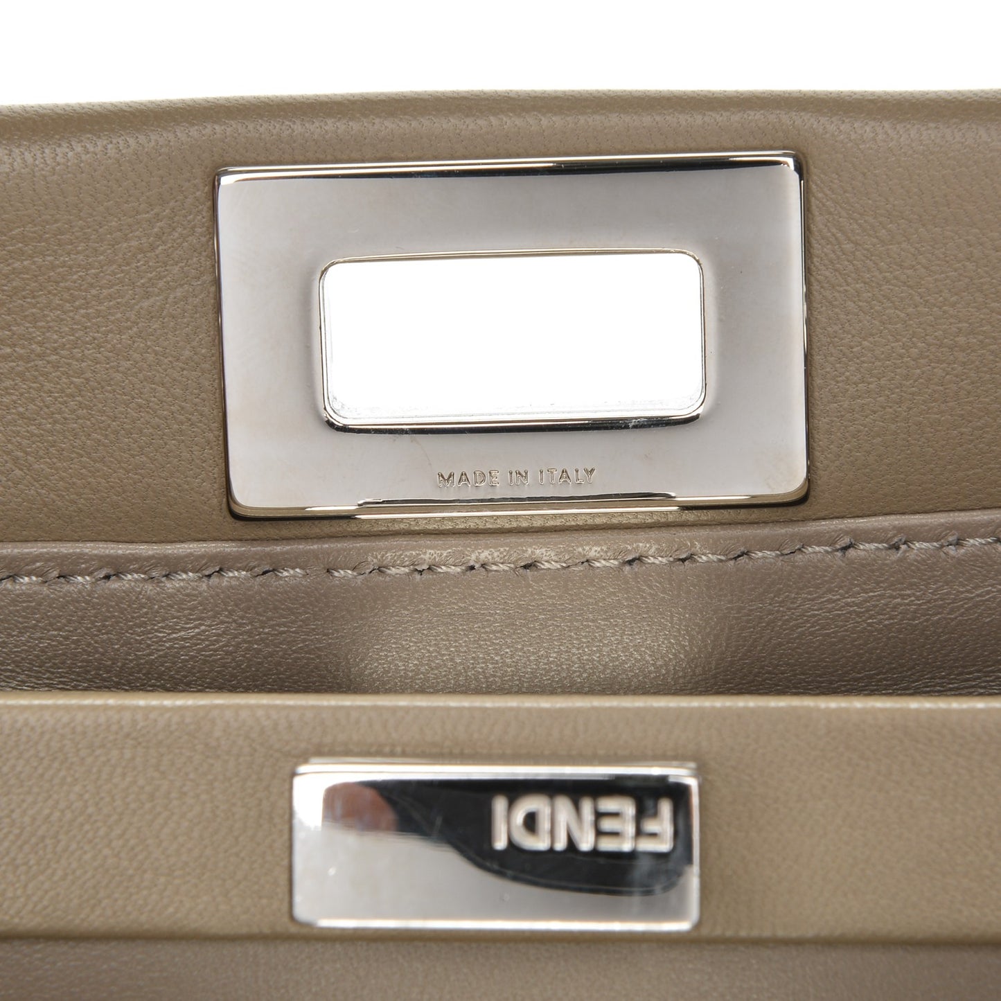 Nappa Mini Peekaboo Iconic Satchel Tortora