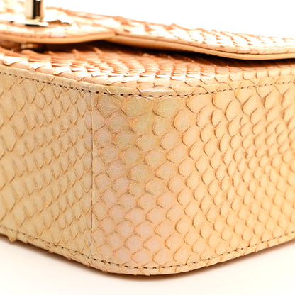 Chanel Iridescent Snakeskin Mini Rectangular Flap Beige 10 of 10