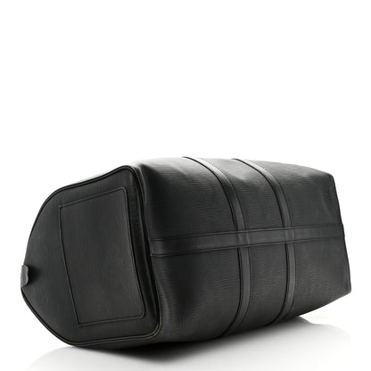 Louis Vuitton Epi Keepall 50 Black 3 of 13