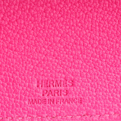 Hermes Chevre Mysore Tarmac PM Passport Holder Rose Tyrien 5 of 7