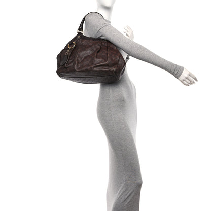 Gucci Guccissima Medium Sukey Tote Chocolate 2 of 11