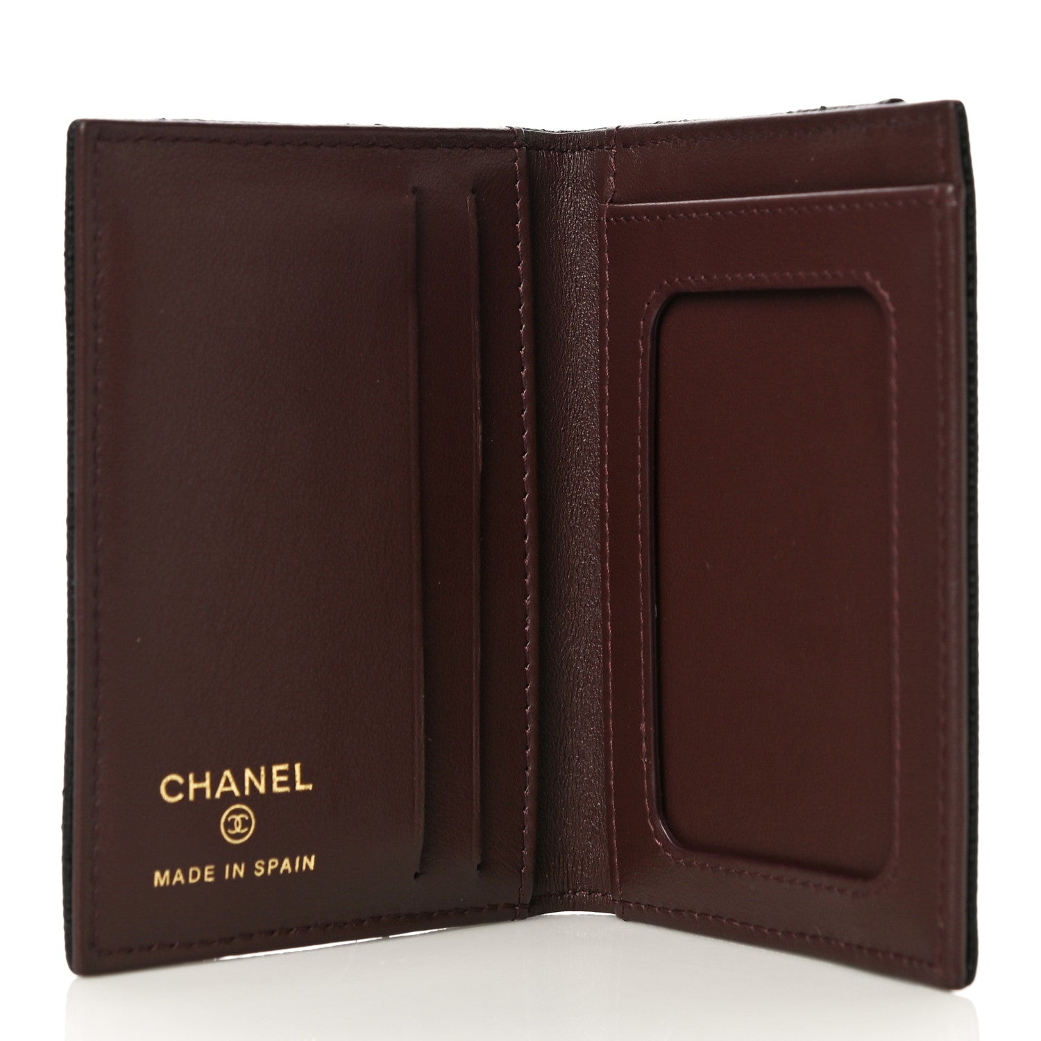 Chanel Caviar Quilted Card Holder Wallet Black 5 of 10