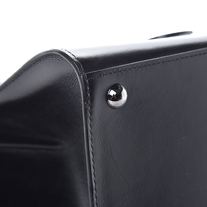 Delvaux Box Calfskin MM Brillant Satchel Black 6 of 11